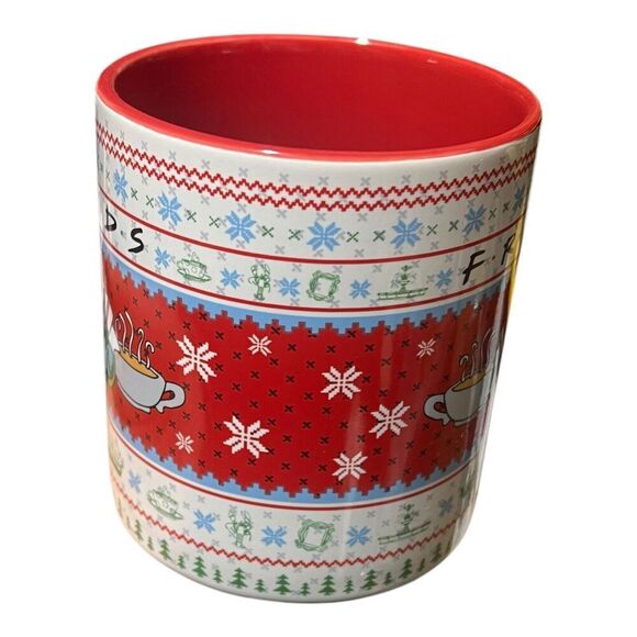 Central Perk Coffee Cup FRIENDS TV Series Mug Large 20oz Christmas Ugly Sweater‎ - Picture 2 of 5